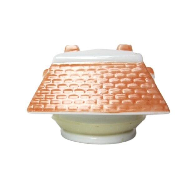 Original Lenox Spice Village Cinnamon TOP ONLY Spice Jar Lid Cottage House - Picture 3 of 6